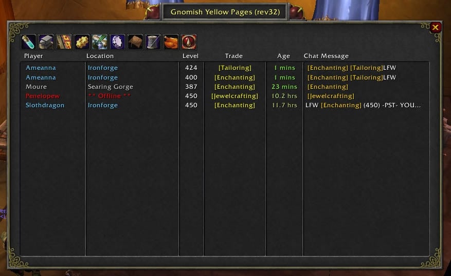 Chat wow trade Cannot See