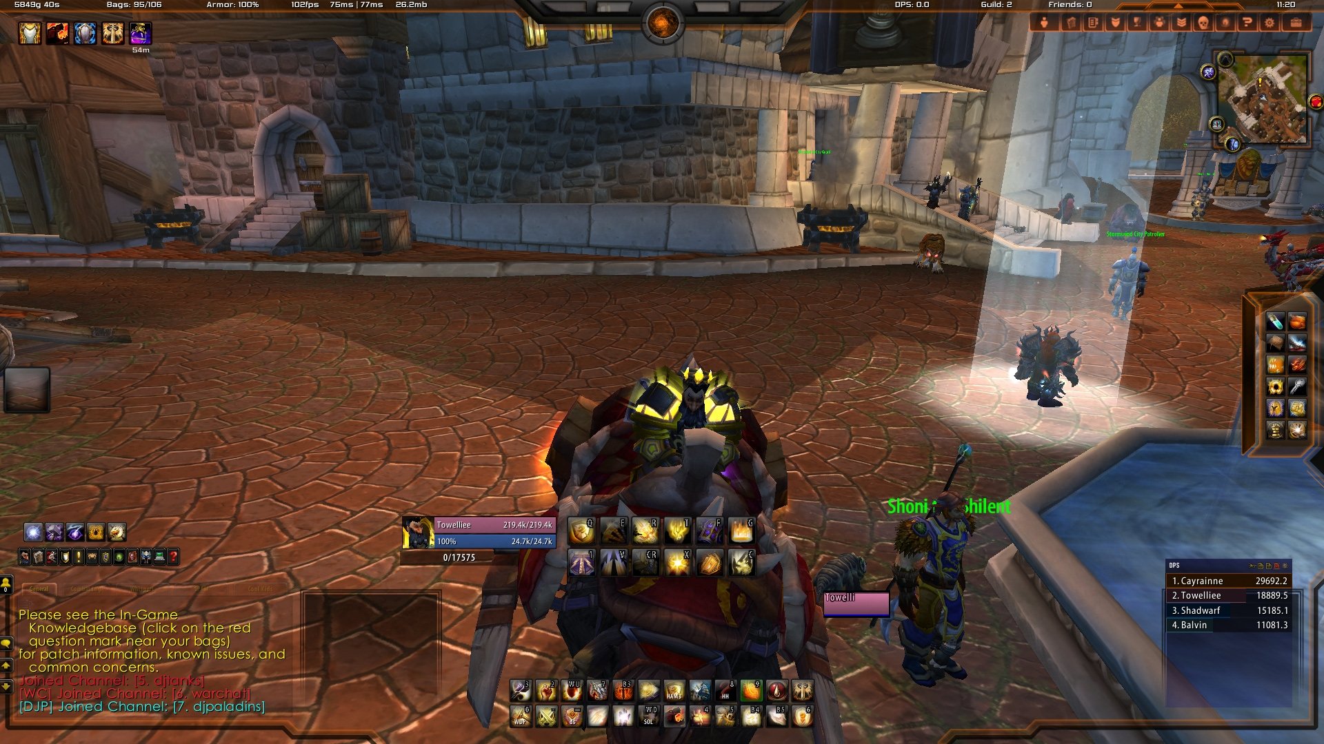 Against tack handy Towelliee's Tank UI / LUI (16:9) : Tank Compilations : World of Warcraft  AddOns