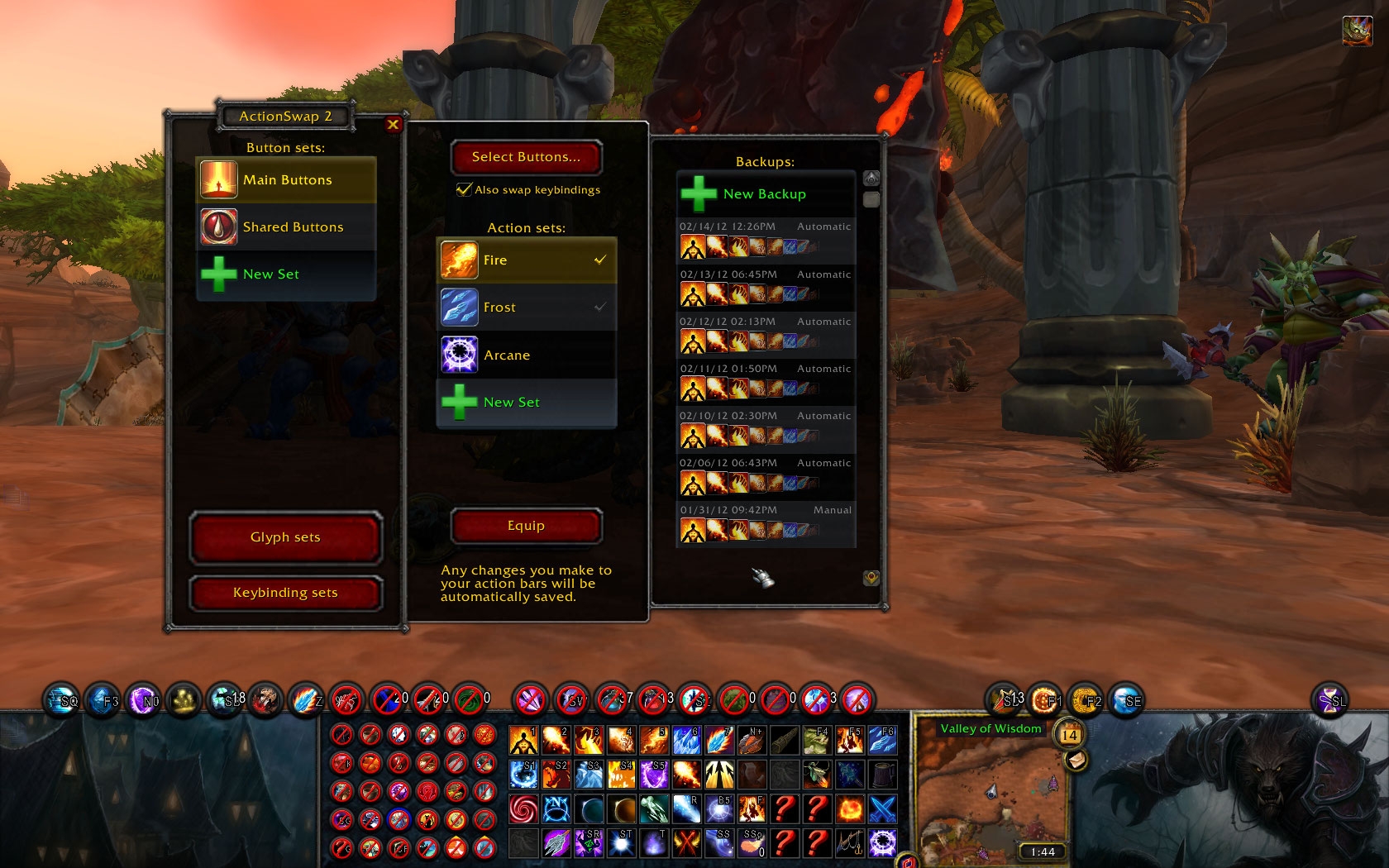 ActionSwap 2 : Action Bar Mods : World of Warcraft AddOns