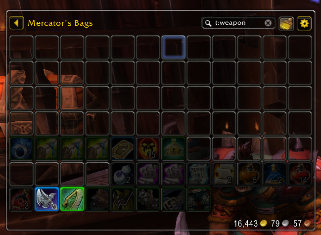 stress rendering Accor OneBag3 : Bags, Bank, Inventory : World of Warcraft AddOns