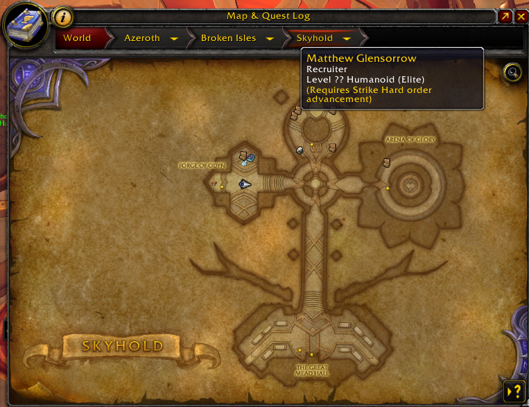 HandyNotes Legion Class Order Halls : Map, Coords, Compasses World Warcraft AddOns