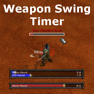 WeaponSwingTimer Classic General : World Warcraft AddOns