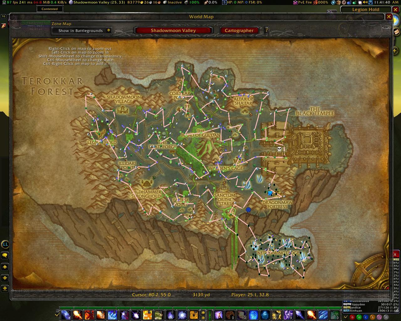 wow zone map addon