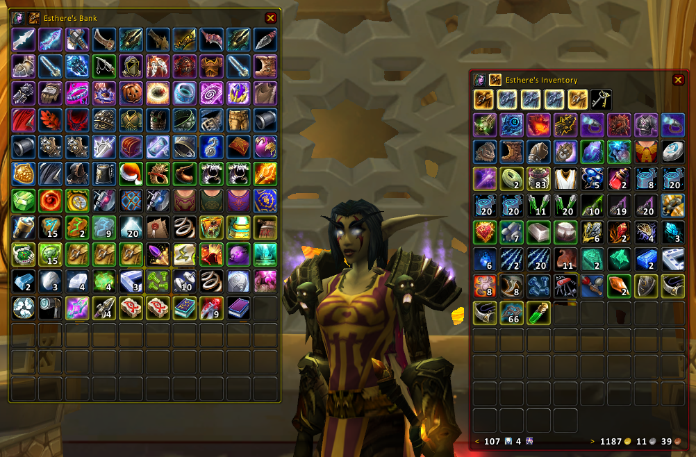 all the things not counting vendor items wow addon