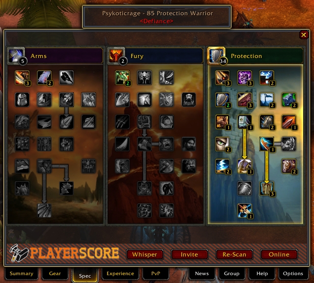 Addon GearScore Lite para WoW 3.3.5