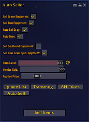 wow auction house addon