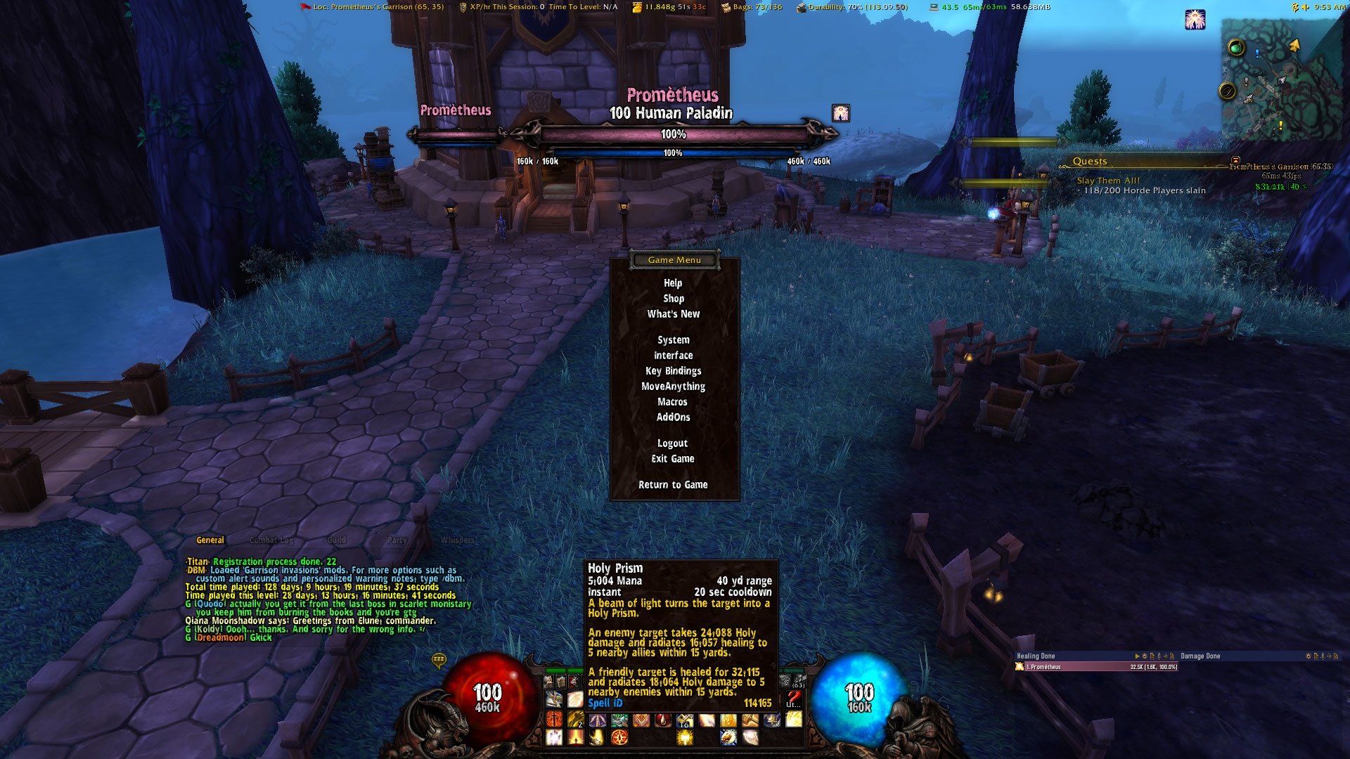 Roth UI (Diablo) Galaxy's Revival : Suites : World of Warcraft AddOns