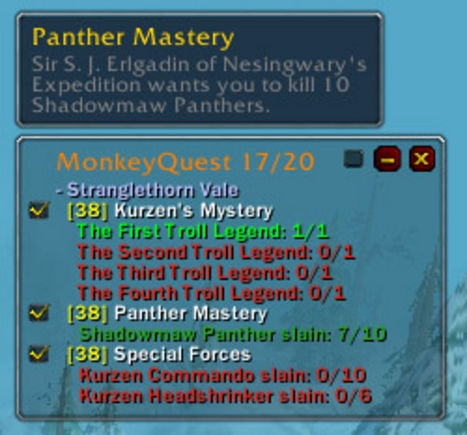 monkey quest wow