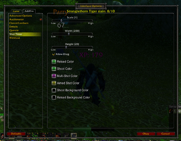 Shot Timer Classic By Minguasbeef Classic General World Of Warcraft Addons