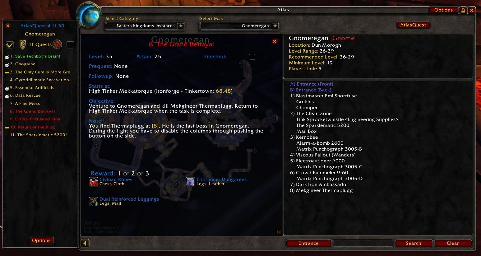 AtlasQuest Classic Classic General World of Warcraft