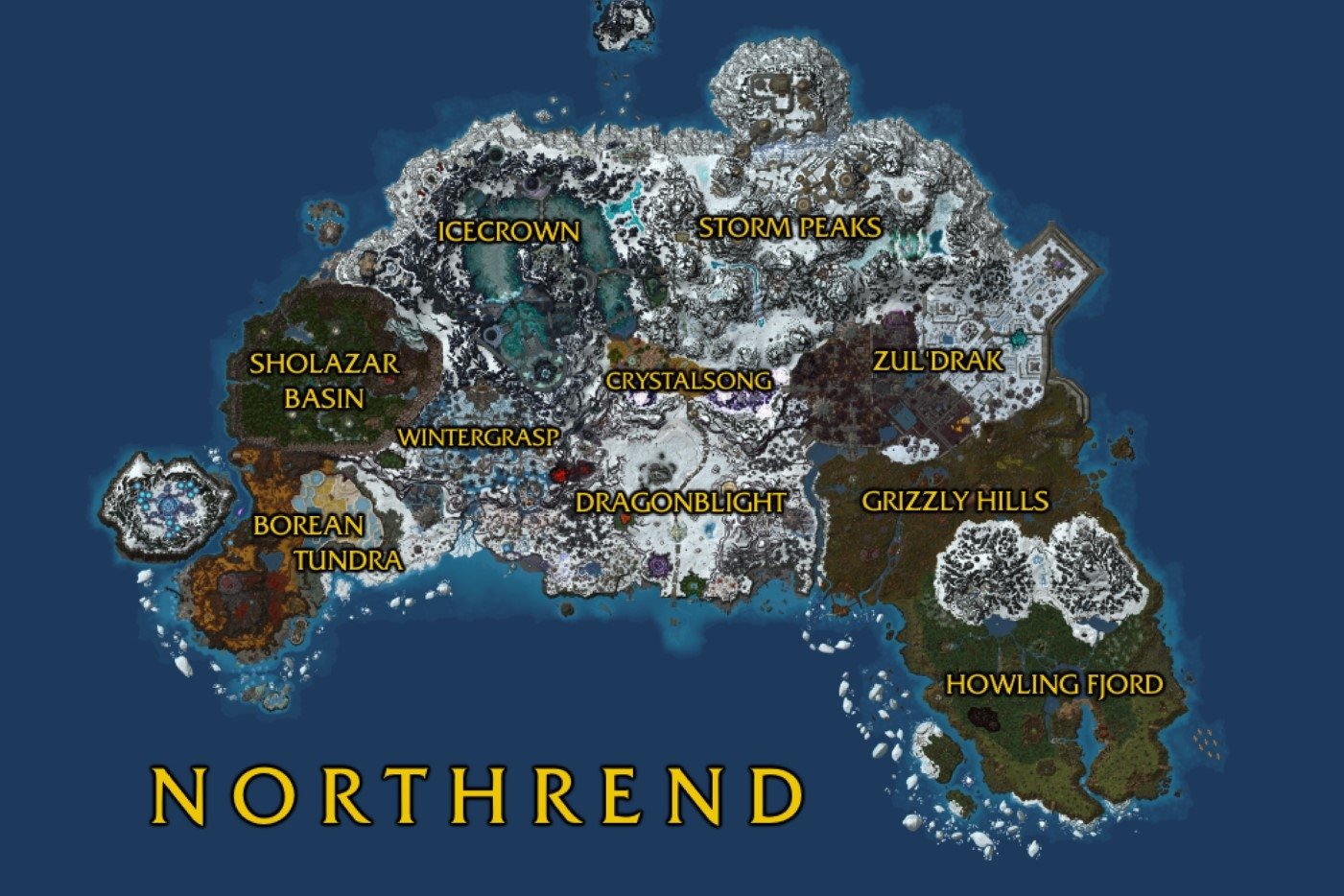 Amazing maps, World map, World of warcraft