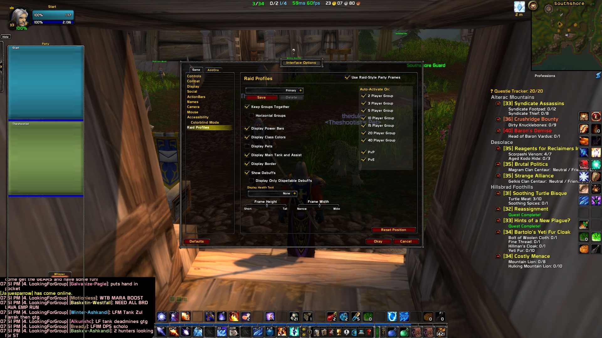 MinMax Raid Frames Classic General World of Warcraft AddOns