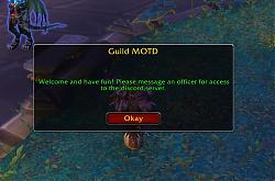 GuildMOTDPopup : Group, Guild & Friends : World of Warcraft AddOns